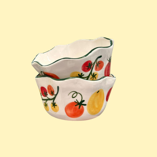 Miska-kwiatek w pomidory